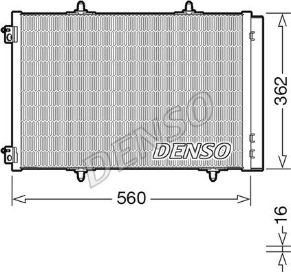 Denso DCN07061 - Condensatore, Climatizzatore autozon.pro