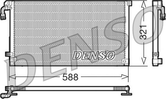 Denso DCN07004 - Condensatore, Climatizzatore autozon.pro