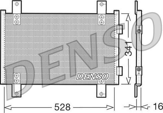 Denso DCN07001 - Condensatore, Climatizzatore autozon.pro