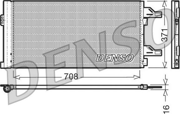 Denso DCN07002 - Condensatore, Climatizzatore autozon.pro