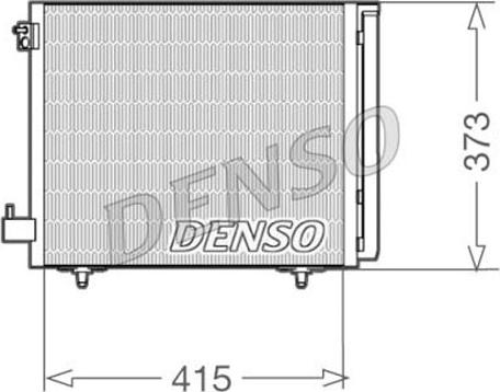 Denso DCN07007 - Condensatore, Climatizzatore autozon.pro