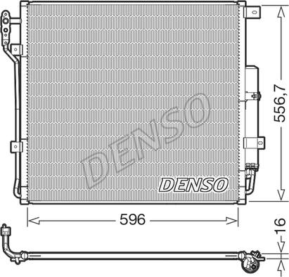 Denso DCN14004 - Condensatore, Climatizzatore autozon.pro