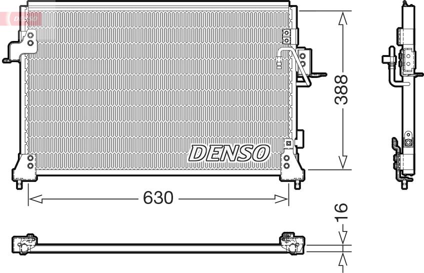 Denso DCN14005 - Condensatore, Climatizzatore autozon.pro