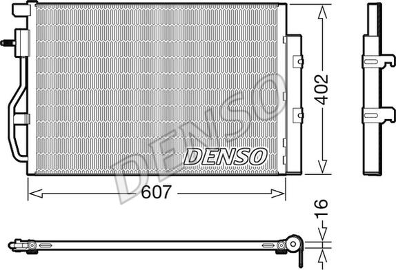 Denso DCN15008 - Condensatore, Climatizzatore autozon.pro