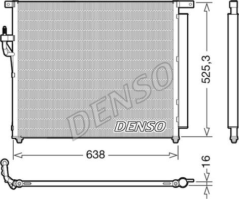 Denso DCN10049 - Condensatore, Climatizzatore autozon.pro