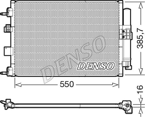 Denso DCN10046 - Condensatore, Climatizzatore autozon.pro