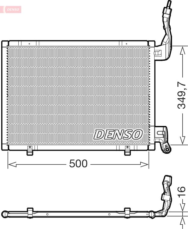 Denso DCN10064 - Condensatore, Climatizzatore autozon.pro