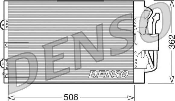 Denso DCN10004 - Condensatore, Climatizzatore autozon.pro