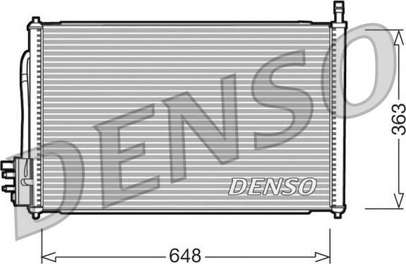 Denso DCN10006 - Condensatore, Climatizzatore autozon.pro