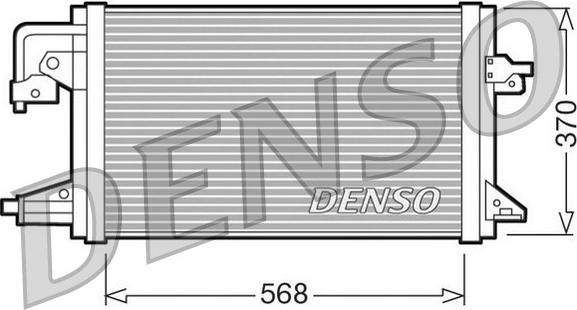 Denso DCN10001 - Condensatore, Climatizzatore autozon.pro