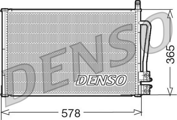 Denso DCN10008 - Condensatore, Climatizzatore autozon.pro