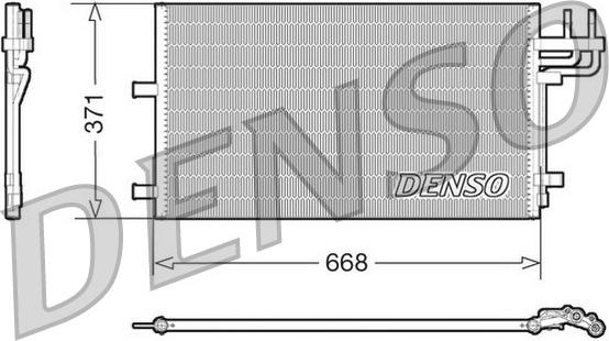 Denso DCN10007 - Condensatore, Climatizzatore autozon.pro