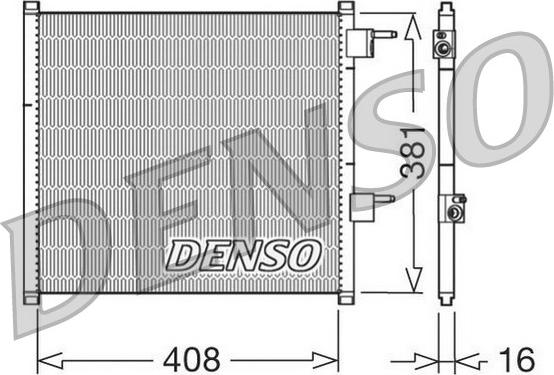 Denso DCN10019 - Condensatore, Climatizzatore autozon.pro