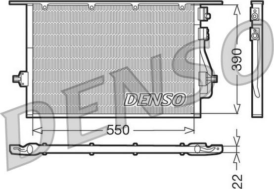 Denso DCN10014 - Condensatore, Climatizzatore autozon.pro