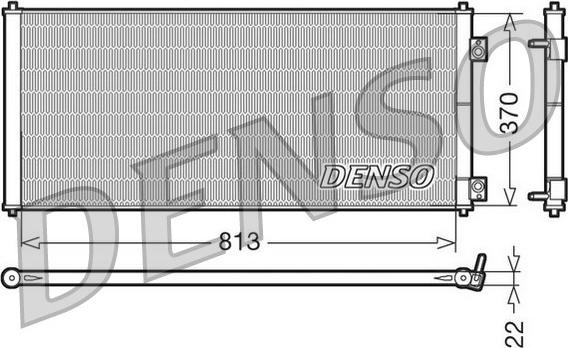 Denso DCN10018 - Condensatore, Climatizzatore autozon.pro