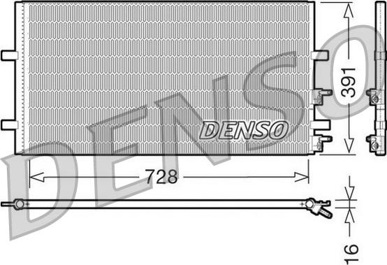 Denso DCN10017 - Condensatore, Climatizzatore autozon.pro