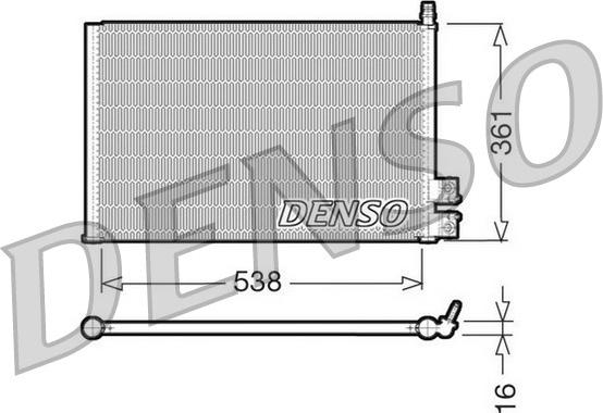 Denso DCN10021 - Condensatore, Climatizzatore autozon.pro