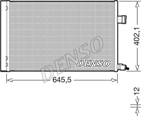 Denso DCN11009 - Condensatore, Climatizzatore autozon.pro