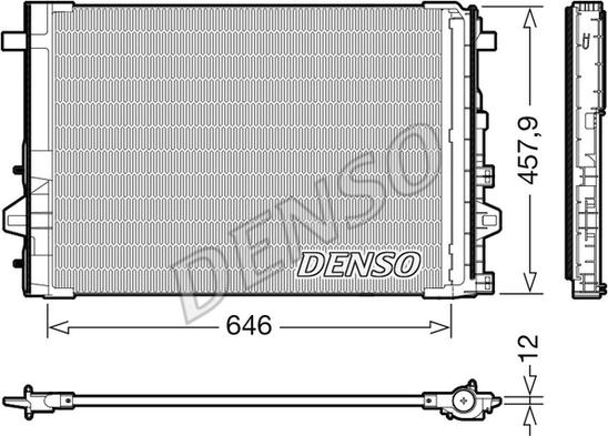 Denso DCN17059 - Condensatore, Climatizzatore autozon.pro