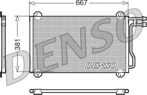 Denso DCN17055 - Condensatore, Climatizzatore autozon.pro