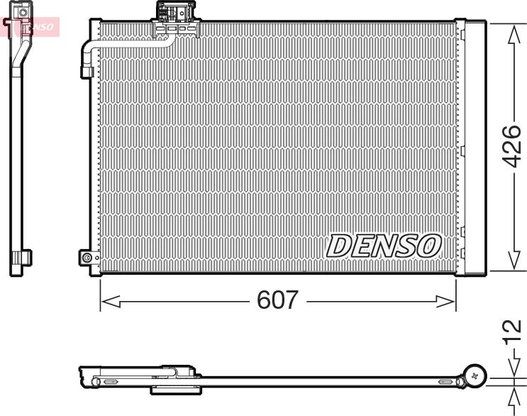 Denso DCN17064 - Condensatore, Climatizzatore autozon.pro