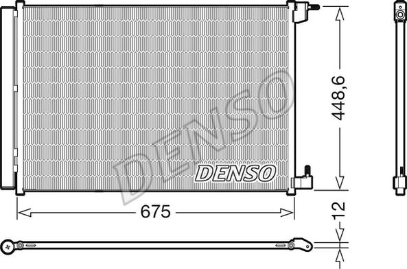 Denso DCN17060 - Condensatore, Climatizzatore autozon.pro