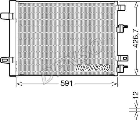 Denso DCN17063 - Condensatore, Climatizzatore autozon.pro