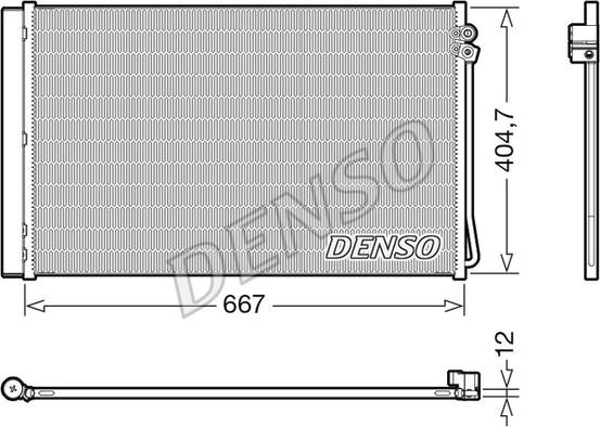 Denso DCN17062 - Condensatore, Climatizzatore autozon.pro