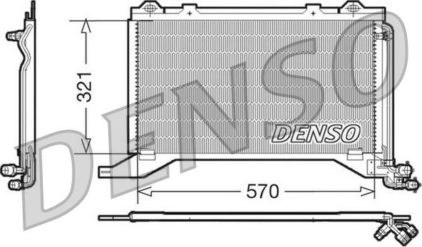 Denso DCN17019 - Condensatore, Climatizzatore autozon.pro