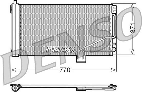 Denso DCN17014 - Condensatore, Climatizzatore autozon.pro