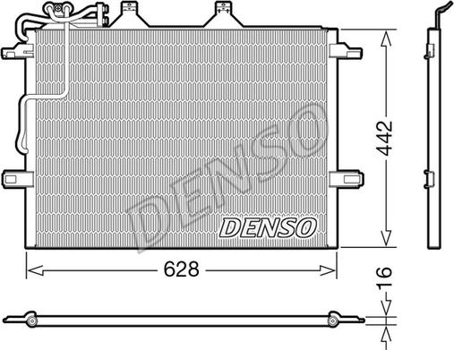 Denso DCN17018 - Condensatore, Climatizzatore autozon.pro