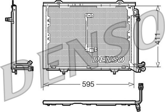 Denso DCN17013 - Condensatore, Climatizzatore autozon.pro