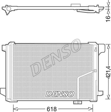 Denso DCN17035 - Condensatore, Climatizzatore autozon.pro