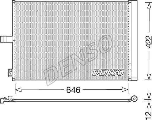 Denso DCN17027 - Condensatore, Climatizzatore autozon.pro