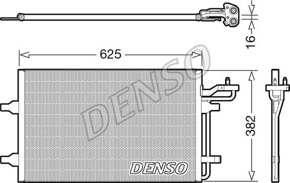 Denso DCN33009 - Condensatore, Climatizzatore autozon.pro