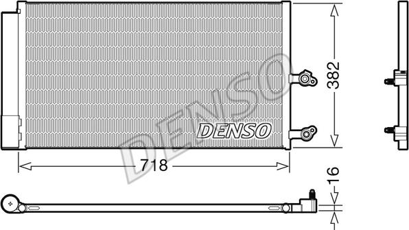 Denso DCN33014 - Condensatore, Climatizzatore autozon.pro