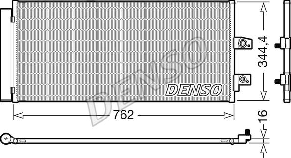 Denso DCN33016 - Condensatore, Climatizzatore autozon.pro