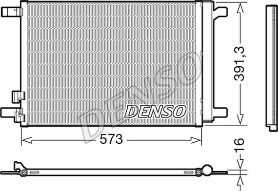 Denso DCN32066 - Condensatore, Climatizzatore autozon.pro