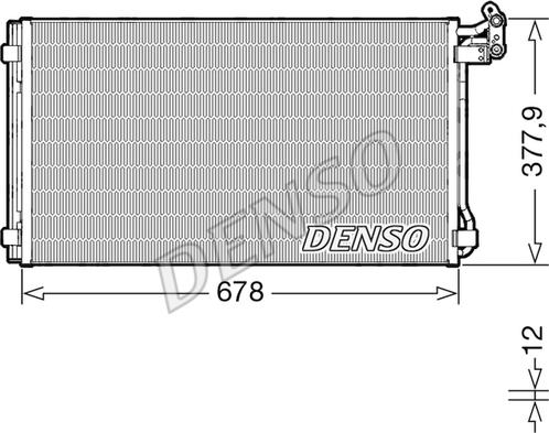 Denso DCN32068 - Condensatore, Climatizzatore autozon.pro