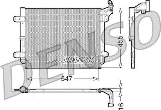 Denso DCN32062 - Condensatore, Climatizzatore autozon.pro