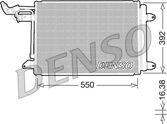 Denso DCN32002 - Condensatore, Climatizzatore autozon.pro