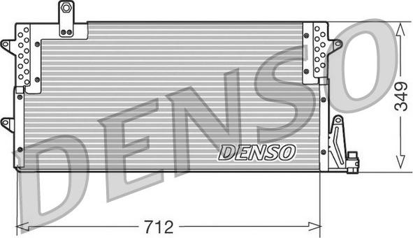 Denso DCN32007 - Condensatore, Climatizzatore autozon.pro