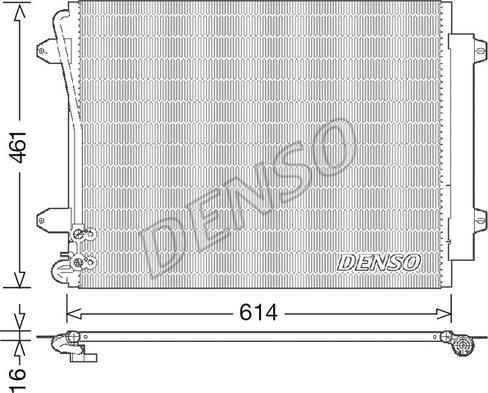 Denso DCN32011 - Condensatore, Climatizzatore autozon.pro