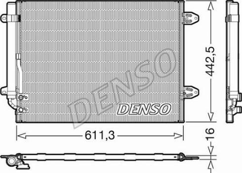 Denso DCN32013 - Condensatore, Climatizzatore autozon.pro