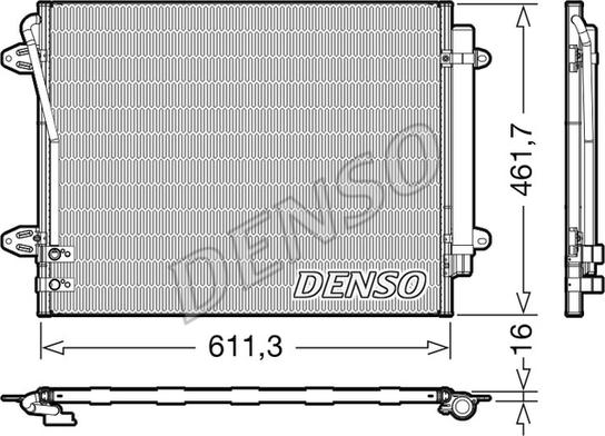 Denso DCN32012 - Condensatore, Climatizzatore autozon.pro