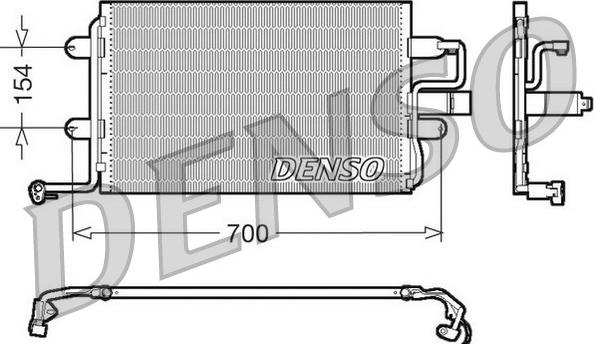 Denso DCN32017 - Condensatore, Climatizzatore autozon.pro