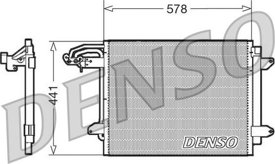 Denso DCN32030 - Condensatore, Climatizzatore autozon.pro