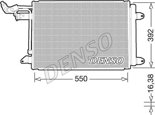 Denso DCN32032 - Condensatore, Climatizzatore autozon.pro