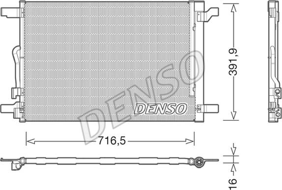 Denso DCN32024 - Condensatore, Climatizzatore autozon.pro