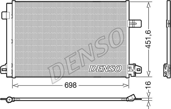 Denso DCN32028 - Condensatore, Climatizzatore autozon.pro